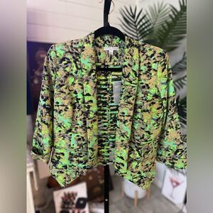 Alberto Makali Floral Print Evening Jacket
Size: S| US 4 NWT